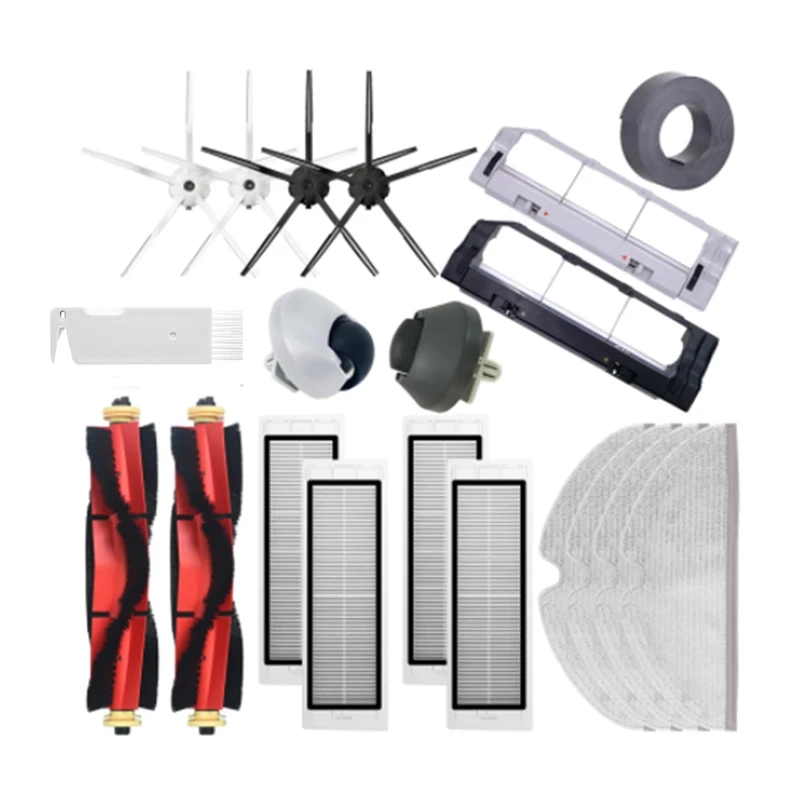 

For Xiaomi Roborock S5 Max S6 Maxv Robot Vacuum Cleaner Mop Cloth HEPA Filter Side / Main Brush Cover Spare Parts
