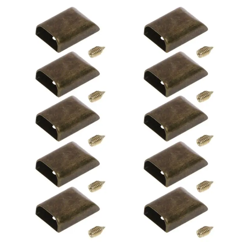 

10 шт., металлические зажимы для застежки-молнии