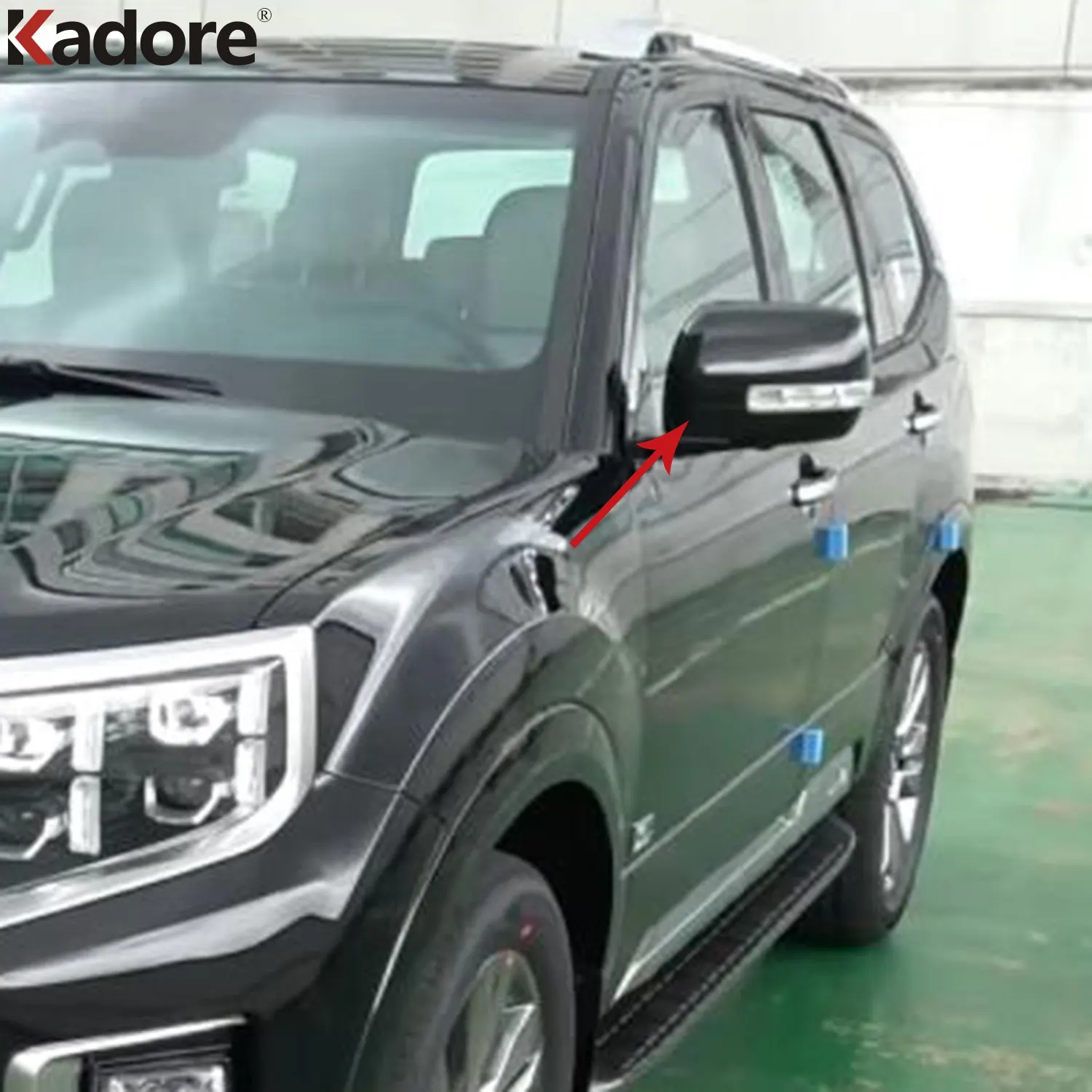 

For KIA Mohave Borrego 2020 2021 2022 Side Door Rearview Mirror Cap Cover Trim Frame Car Sticker Styling Exterior Accessories