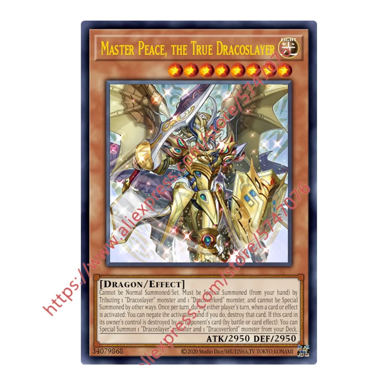 

Yu Gi Oh Master Peace, the True Dracoslayer SR Japanese English DIY Toys Hobbies Hobby Collectibles Game Collection Anime Cards