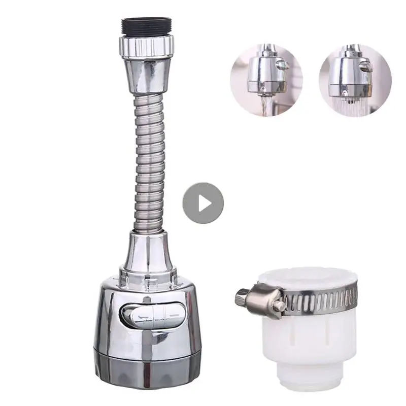 

Расширитель для кухонного смесителя с поворотом на 360 градусов, аэратор высокого давления для крана, водосберегающая насадка для крана, ада...