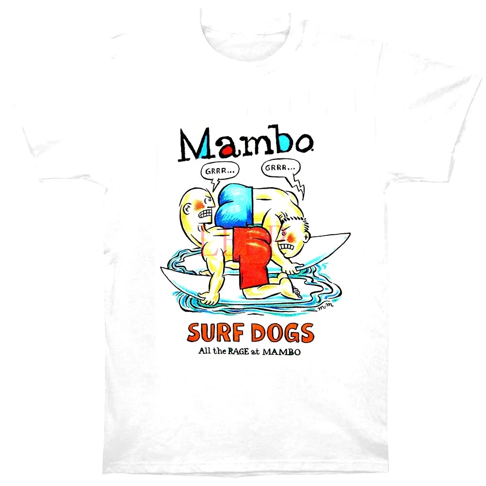 

VINTAGE MAMBO Surf Dogs rare design 2001 tee t shirt