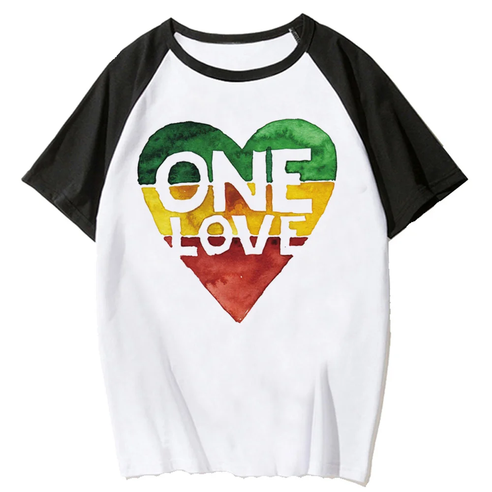

Reggae Tee women anime Y2K designer t shirt girl y2k funny manga clothing