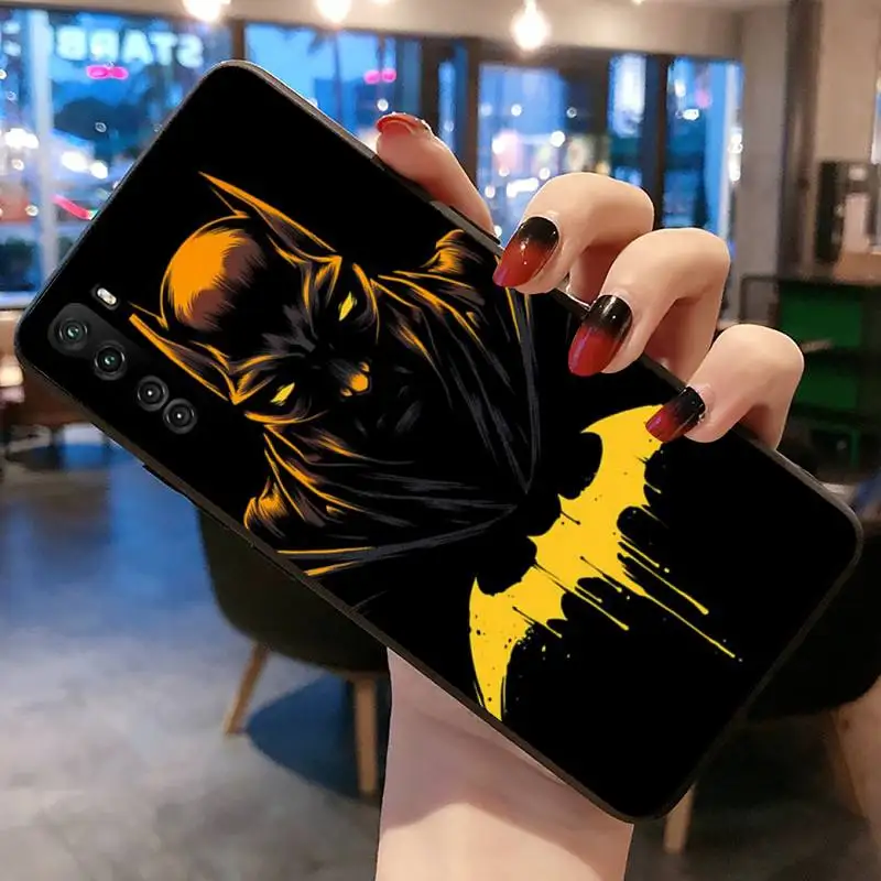 bandai batman super hero phone case for huawei p20 p30 p40 lite e pro mate 40 30 20 pro p smart 2020 free global shipping