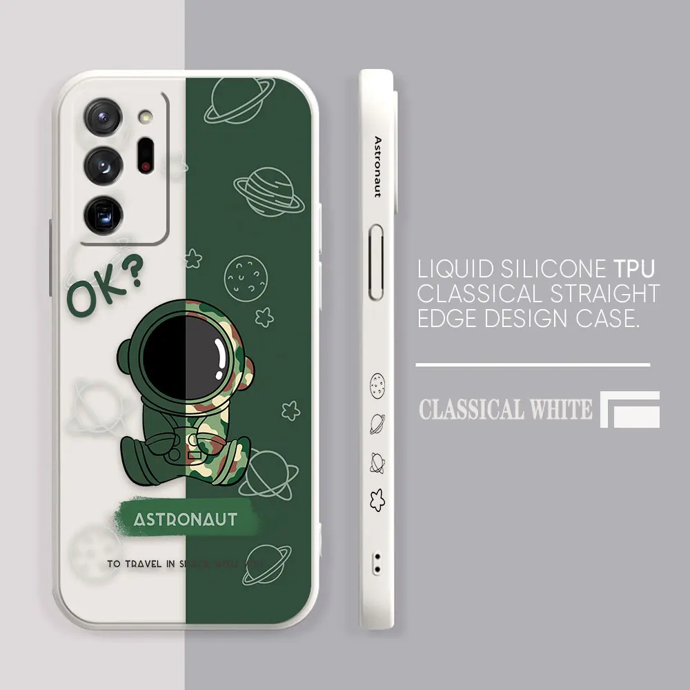 Case For Samsung Galaxy A90 A80 A70 A60 A50 A40 A30 A20S A20 Note 20 10 M33 Pro Plus Lite Ultra 4G 5G Case  Astronaut Camouflage