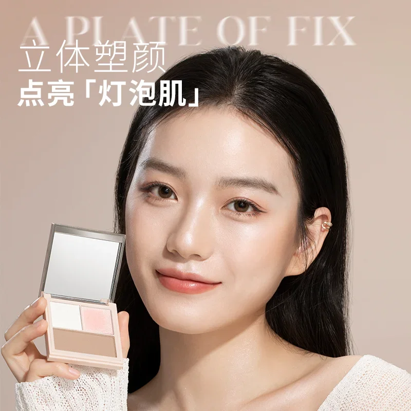 UNNY контурная палитра осветитель хайлайтер бронзатор румяна 3-в-1 долговечная