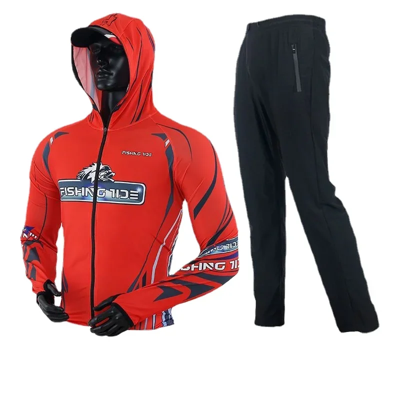 Новая летняя одежда для подледной рыбалки Солнцезащитная мужчин уличной морской