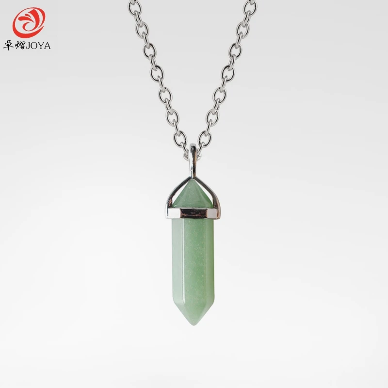 Модные ожерелья и подвески из натурального камня с кристаллами ювелирные