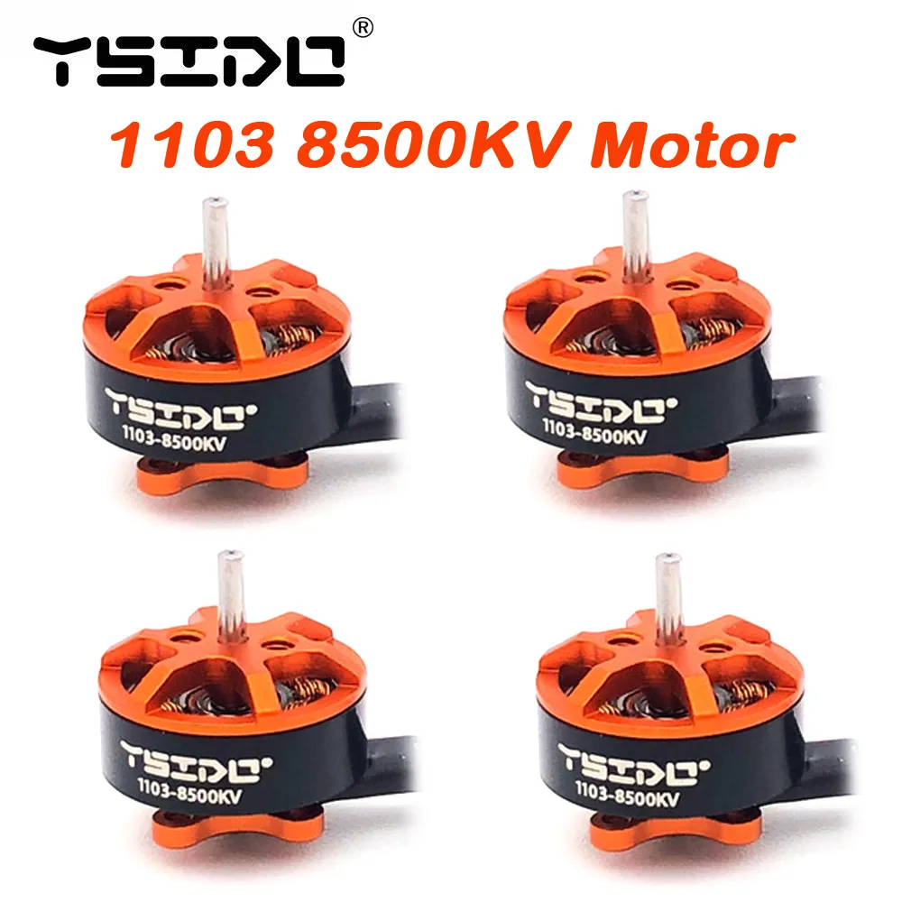 Moteur Sans Balais 2-3S Moteurs Brushless 1103 8500KV - Pour Tinywhoop Drones 2-3S 1,5mm Arbre FPV Racing