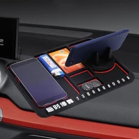 silicone car anti slip mat auto phone holder non slip sticky anti slide dash phone mount parking number card car pad mat gadget