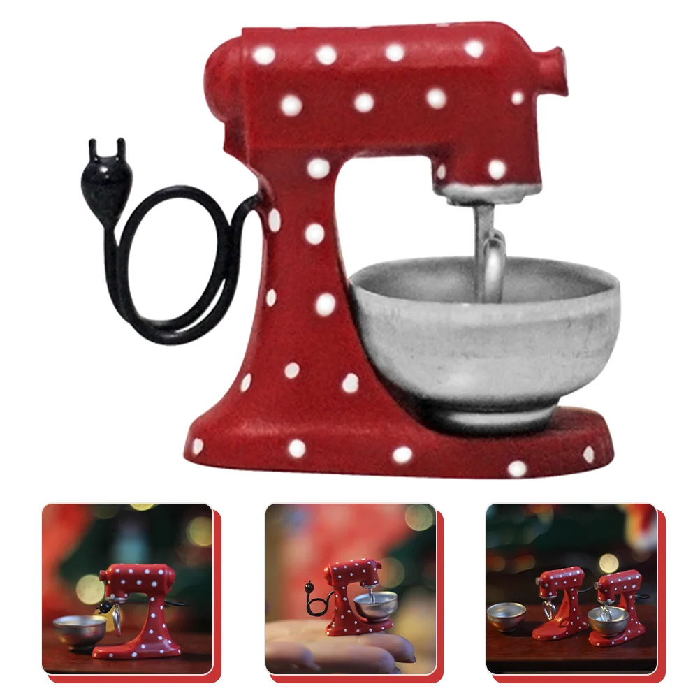 

Miniature Kitchen Mixer Kitchen Blender Toy Model Kids Pretend Play Toy for Boys Girls