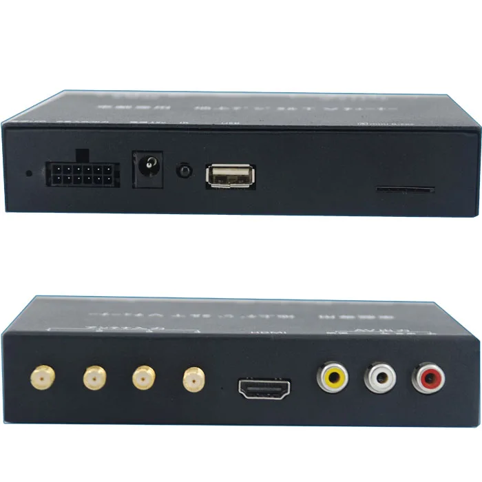 

12V-24V Car Digital TV Receiver ISDB-T Full One Seg Mini B-cas Card With Four Tuner Antenna