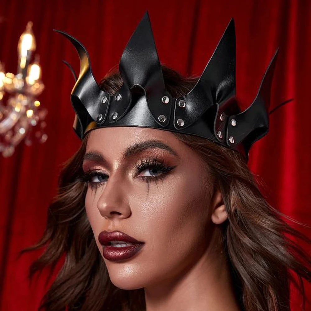 Эротический БДСМ сексуальный кожаный упряжкой Женская Мужская маска готический