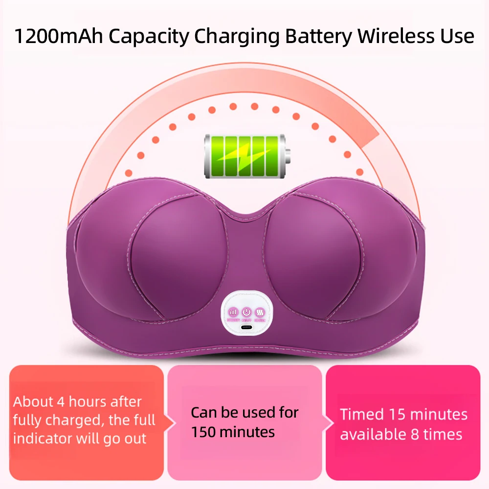 Электронный Массажер Для Груди Бюстгальтер