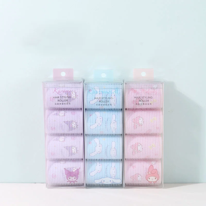 

Sanrios Kuromi Cinnamoroll My Melody Cute Anime Peripheral Diy Is Convenient and Fast Eight Character Air Bangs Curling Roller