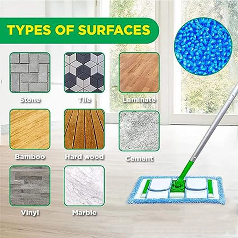 Подходит для уборочной швабры сменная ткань влажной и сухой двойного назначения