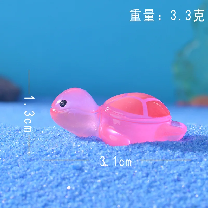 

Миниатюрная светящаяся черепаха из смолы MOONBIFFY