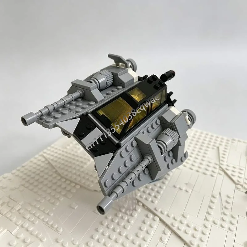 Фото 233 детали Snowspeeder 2.0 Ice Planet Fighter Jet MOC: Набор для сборки, креативная модель, игрушка, популярный подарок для демонстрации
