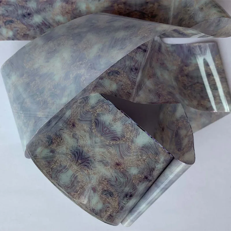 10 Rolls Nail Art Transfer Foil Stickers Decoration Marble Design AB Paper Wraps |