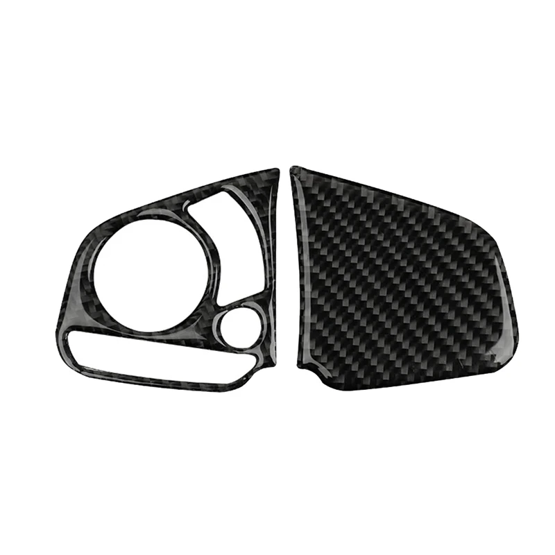 Автомобильный Стайлинг панель рулевого колеса из углеродного волокна отделка