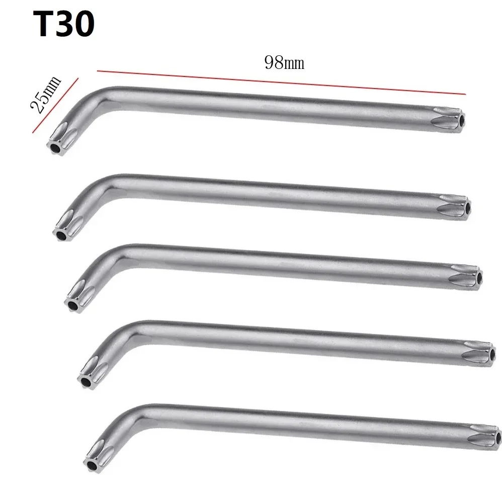 5 шт. T30 T20 T25 T15 двухсторонняя мини-отвертка Torx гаечный ключ Moersleutel Schroevendraaier