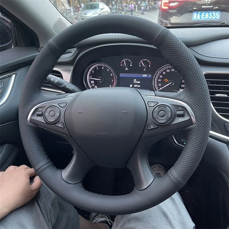 Чехол рулевого колеса автомобиля искусственная кожа для Buick Lacrosse 2015 2016 2017 2018