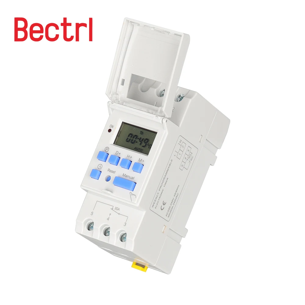 Программируемое Цифровое реле времени с таймером 220 В переменного тока