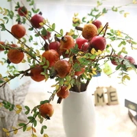 1 pcs beautiful artificial pomegranate plastic fruit branch home garden home decoration df86731