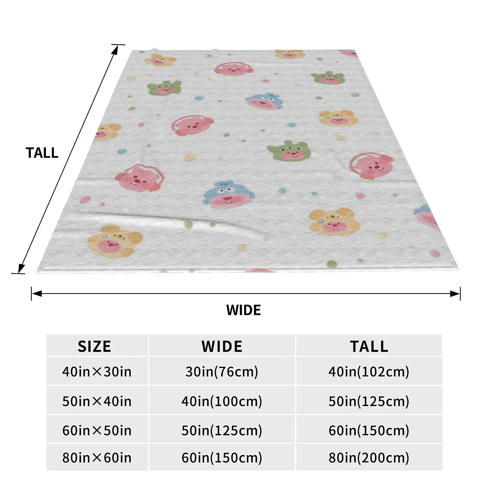 Zanmang Loopy мультфильм ковдри для косплея бархатные милые кавайные супер мягкие