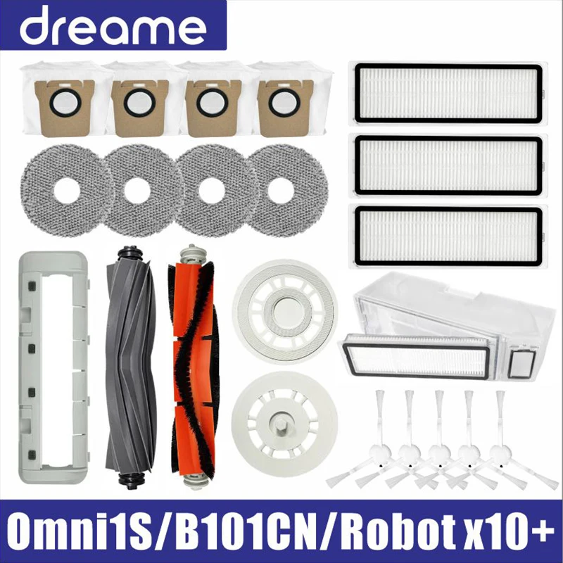 Dreame L10s Ultra / S10 Pro accesorios Mijia Omni 1S B101CN Robot X10 + Robot aspirador cepillo lateral principal filtro piezas de fregona