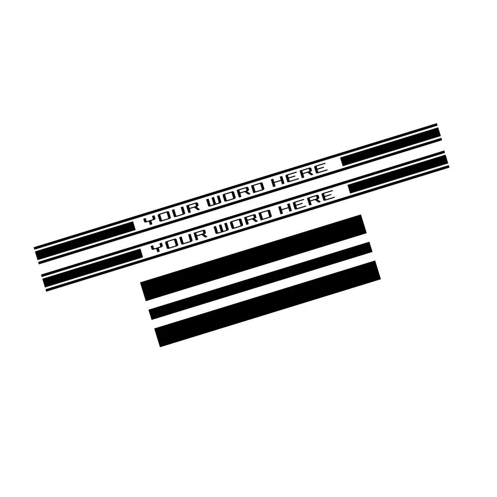 Наклейки на капот и боковую юбку автомобиля Porsche Cayenne 2006-gift, комплекты полосок для кузова автомобиля, индивидуальные виниловые наклейки, аксессуары