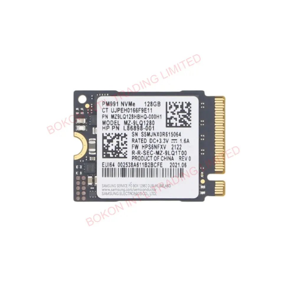 Ssd Da 128Gb Pm991 Unità A Stato Solido Interna M.2 2230 Nvme Storage Hard Disk Pcie3.0 Per Laptop Tablet Pc Mz9Lq128Hbhq