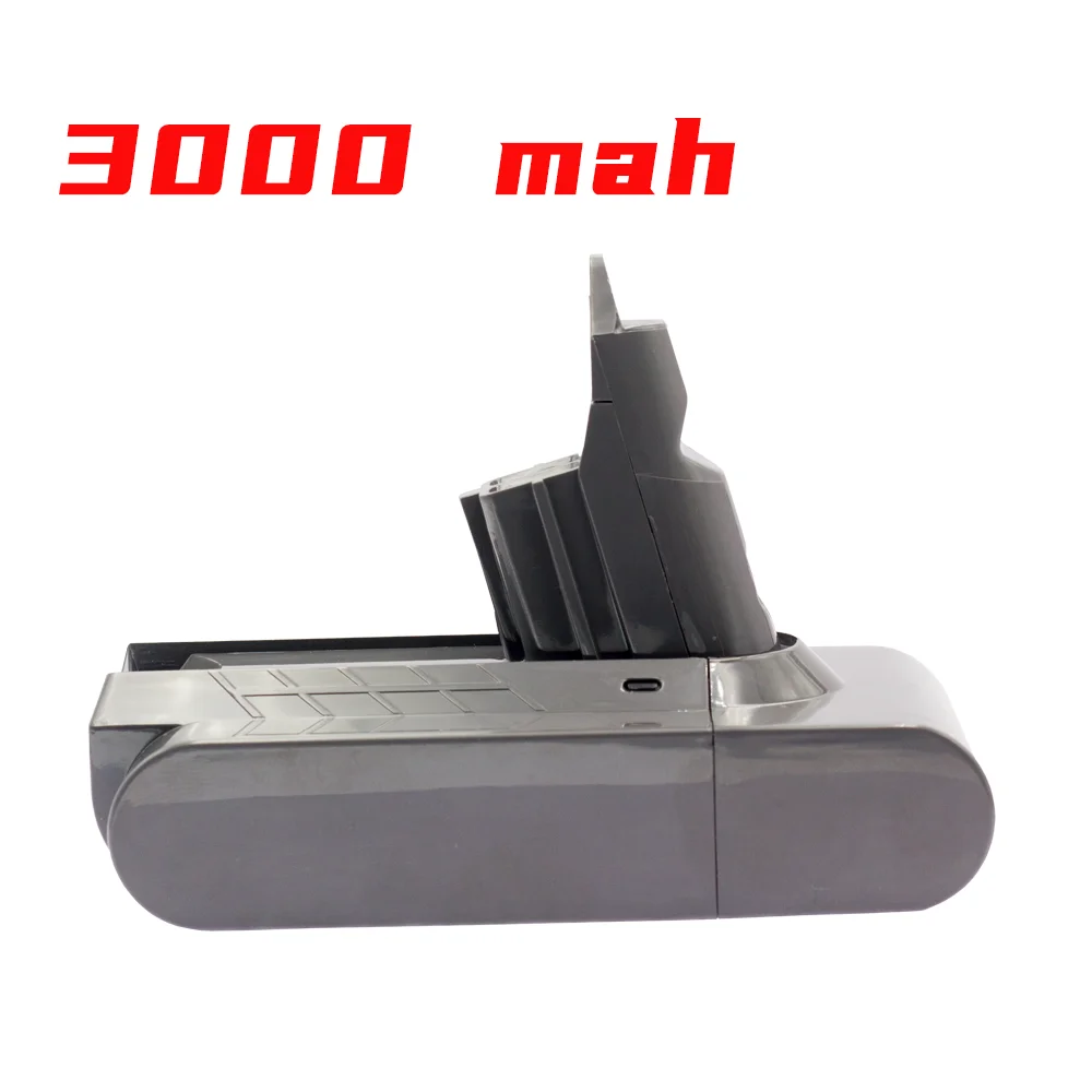 

For Dyson V6 DC58 Absolute Motohead Matrix Origin Car Boat Por Animal Fluffy Fluffy Extra 21.6V 3.0AH Vacuum Cleaner Battery