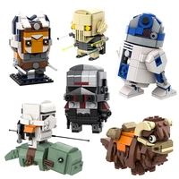space series wars figures bad batched collection model brickheadz movie character building blocks kids diy doll bricks toys gift