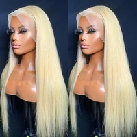 long blonde synthetic lace front wig 30 inch straight lace front wig for black women for party heat safe cosplay wig