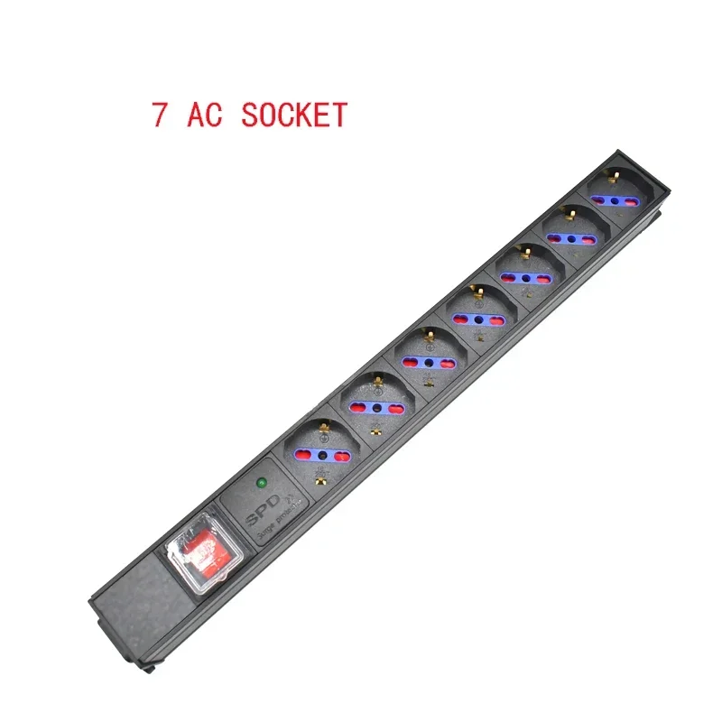 Фото Распределительная плата PDU, удлинитель портов C14, 1-10AC, немецкая итальянская розетка 16A, 4000 Вт, защита от перенапряжения, беспроводная связь №2