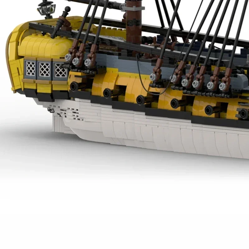 Модель военного корабля Moc строительные блоки технология испанского фрегата