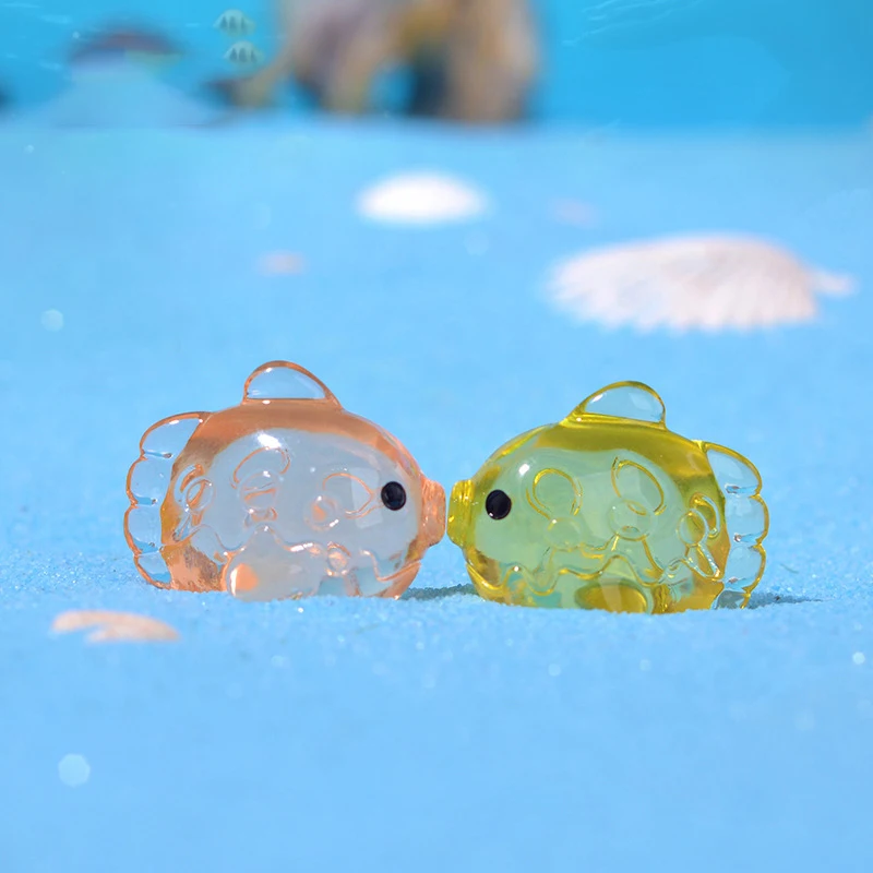 Милое светящееся украшение для аквариума подвеска ландшафта микро садовые