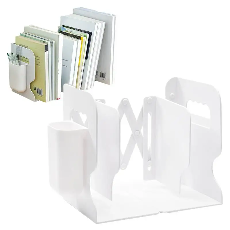 

Регулируемые подставки для книг 2 в 1, настольный органайзер для журналов, держатель для файлов с держателем для ручки, фотодержатель с 3 отде...