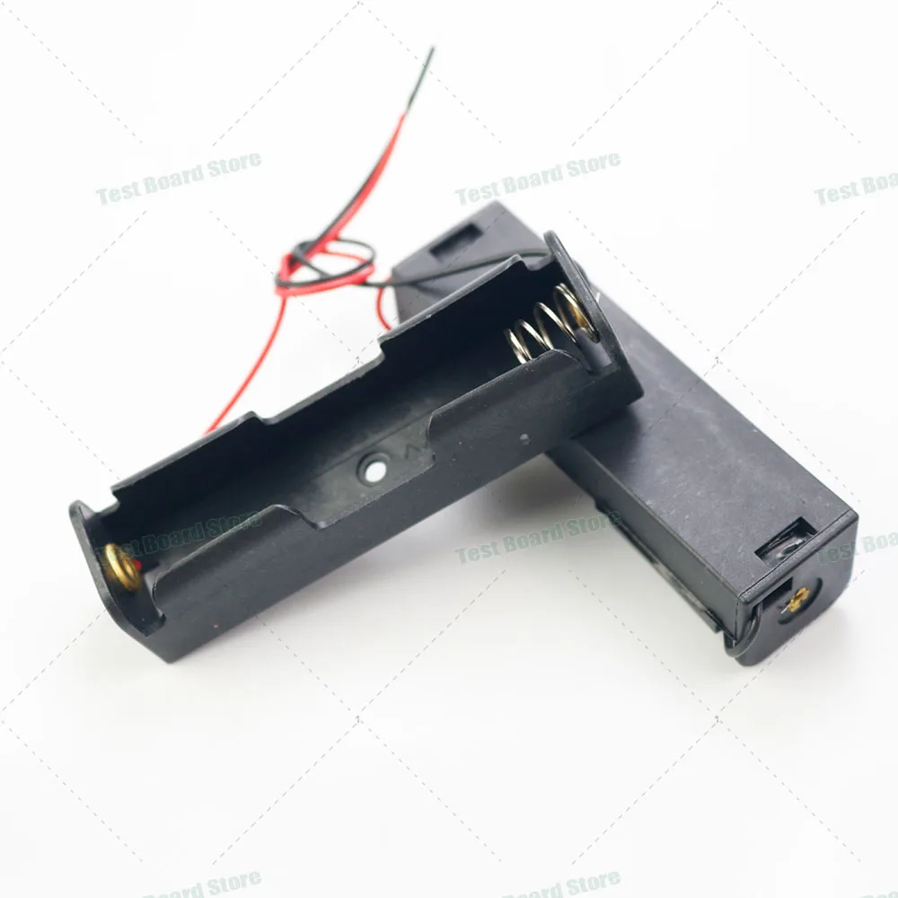 Черный пластиковый контейнер для батарей 18650 1 шт. коробка хранения литиевых с