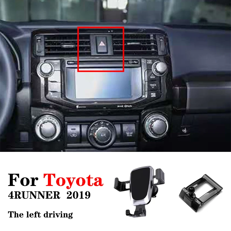 

Гравитационный Автомобильный держатель для телефона для Toyota 4runner 2019 Camry 2021 2018-2020 2006 -2011 GPS подставка вращающаяся поддержка Мобильные аксессу...