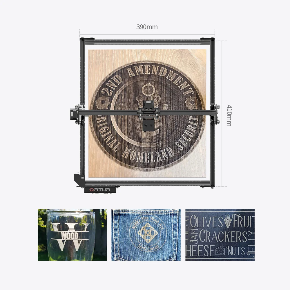 Мини-гравер с завода ORTUR настольный гравировальный станок для резьбы режущий Co2 DIY