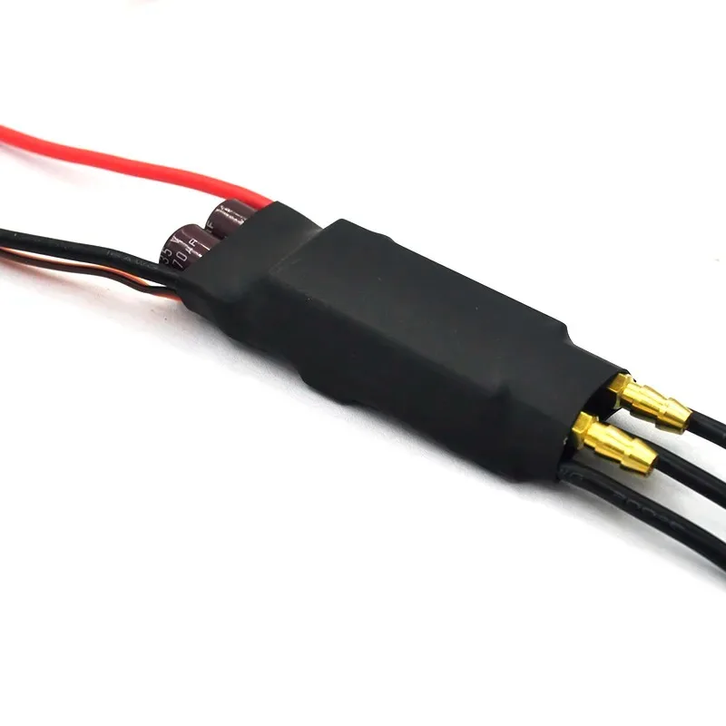 Фото Двунаправленный регулируемый бесщеточный ESC ZMR 12A 20A 30A 40A 60A 80A 100A + программируемая карта для радиоуправляемых моделей автомобилей и пневматических подводных движителей №5