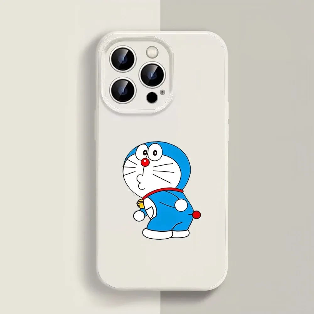 Милый мультяшный D-Doraemon чехол для телефона Iphone 11 13 14 Pro Max X Xr Xs Se2020 12mini белый