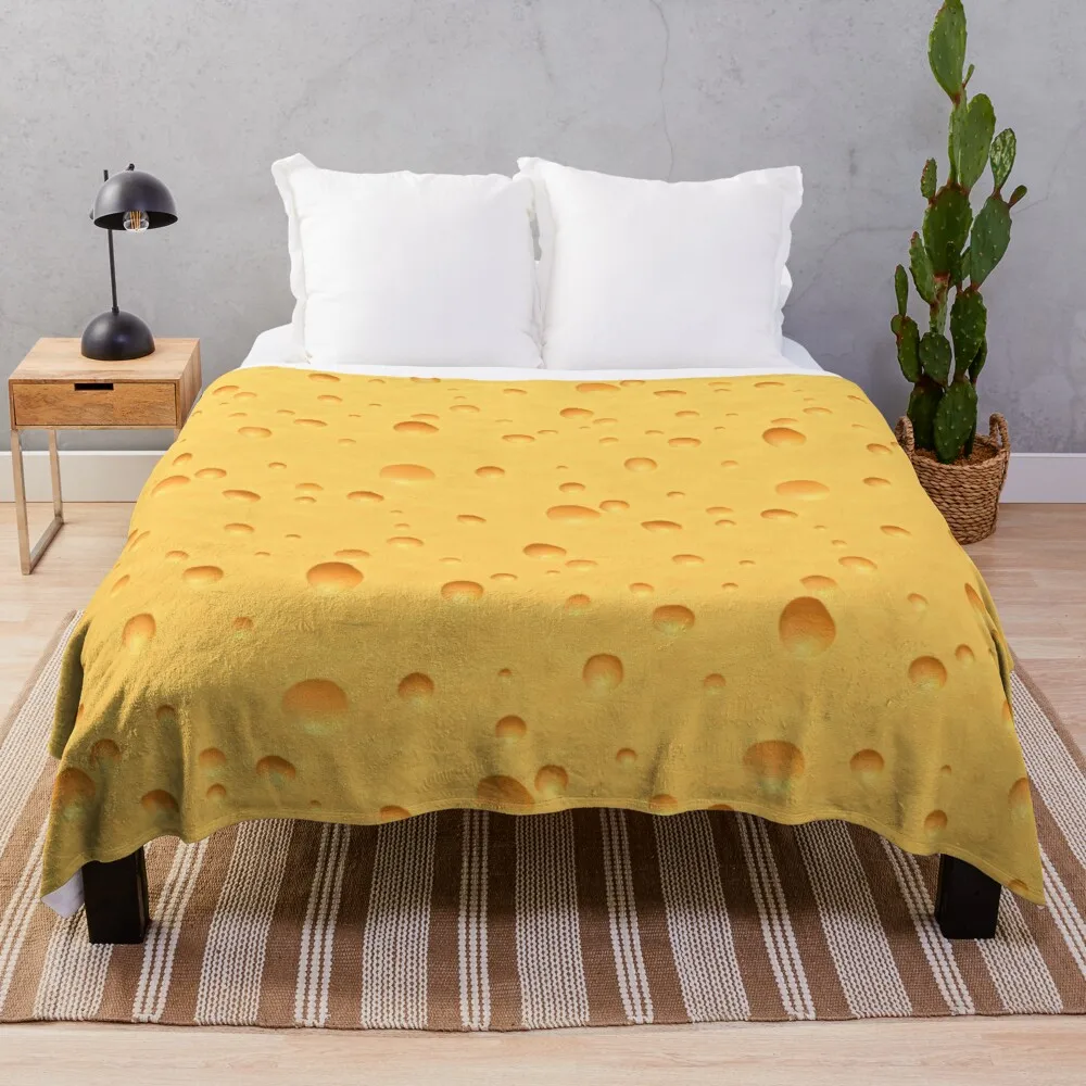

Swiss Cheese Throw Blanket large fluffy plaid