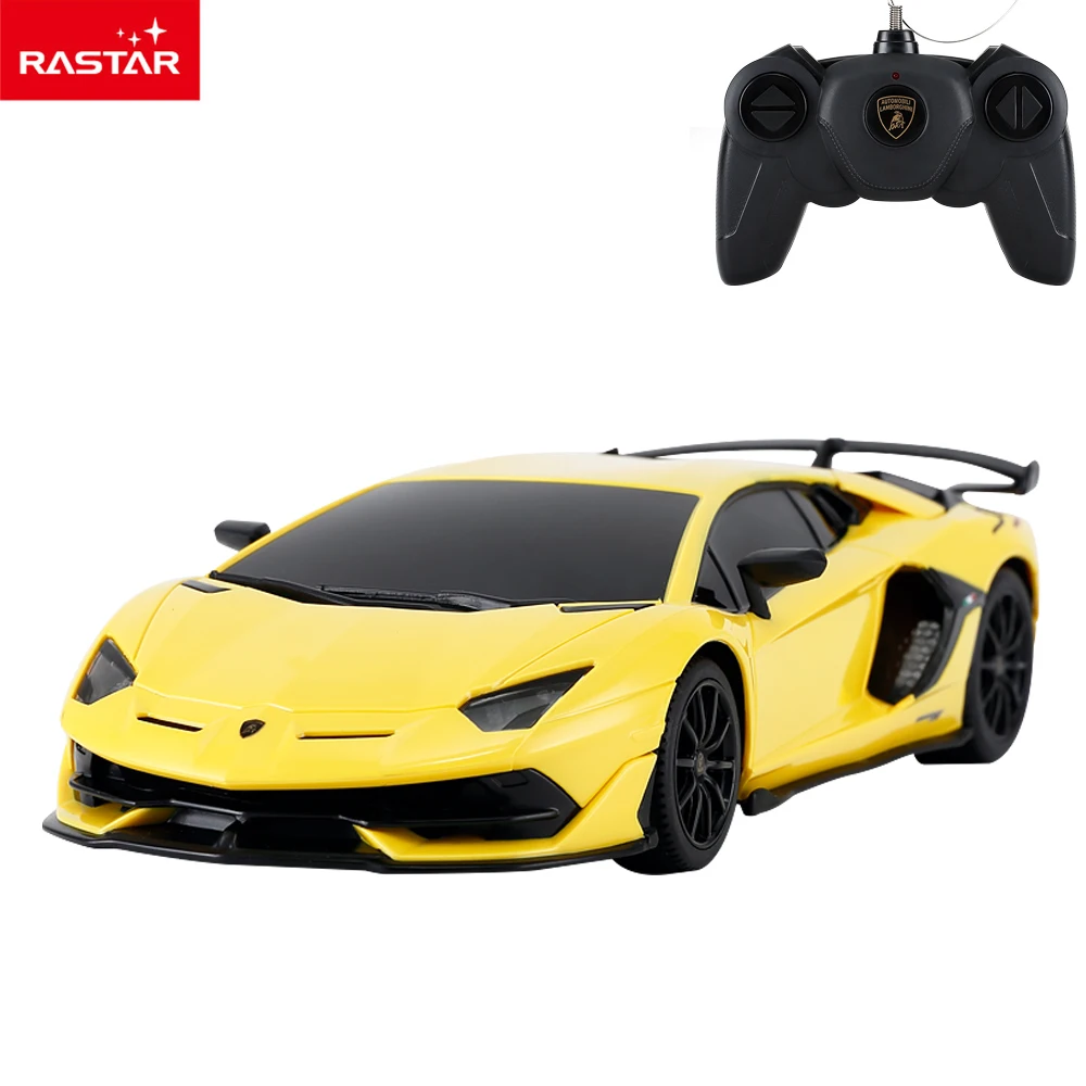 

RASTAR For Lamborghini Aventador SVJ RC Car 1:24 Scale Remote Control Car Model Radio Controlled Auto Machine Vehicle Toys Gift