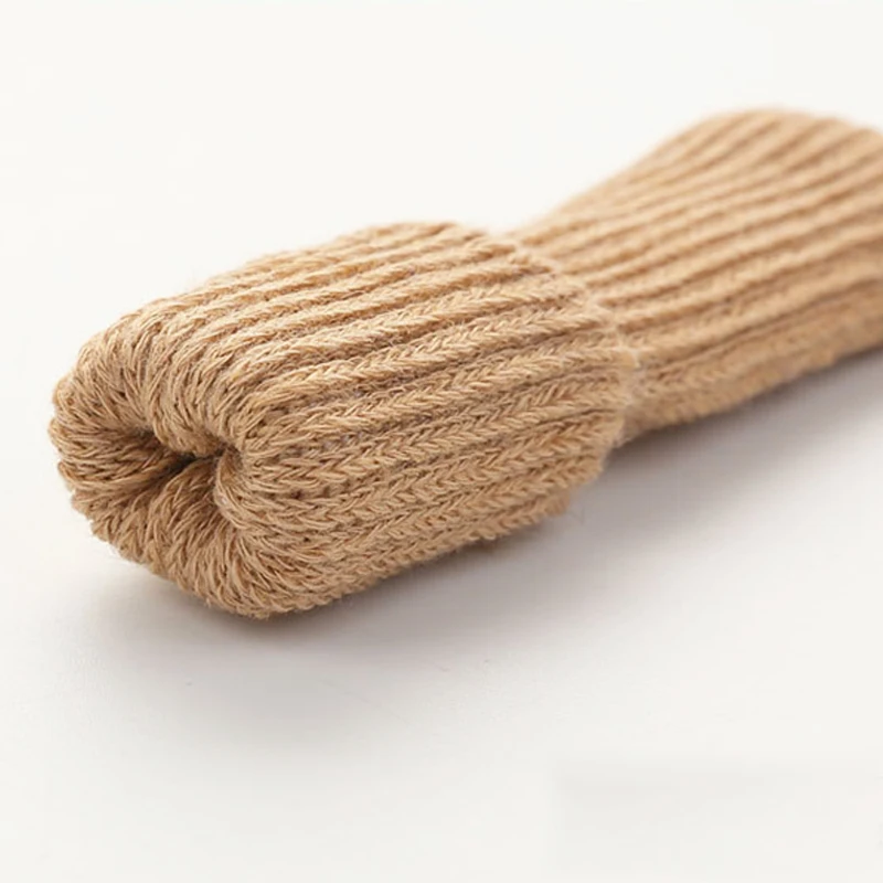 4 шт. чехол для дверной ручки вязаная ручка рукав перчатки толстые теплые защита