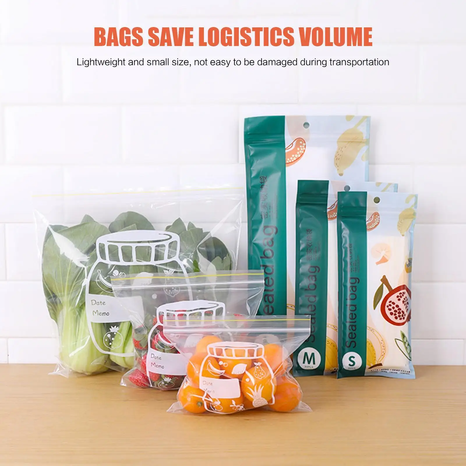 

20/30pcs Reusable Food Storage Bags Leakproof Reusable Wholesale Dropshipping Freezer Q7m5