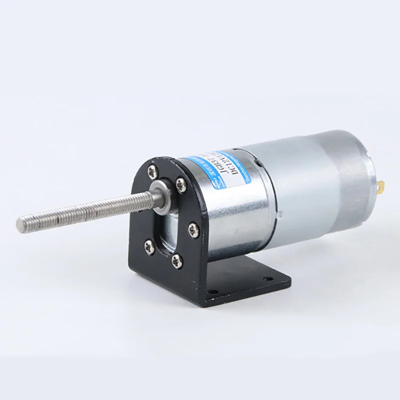 12 В 18 Вт 24 23 Микроредукторный двигатель постоянного тока M6 Винтовой вал 37 мм