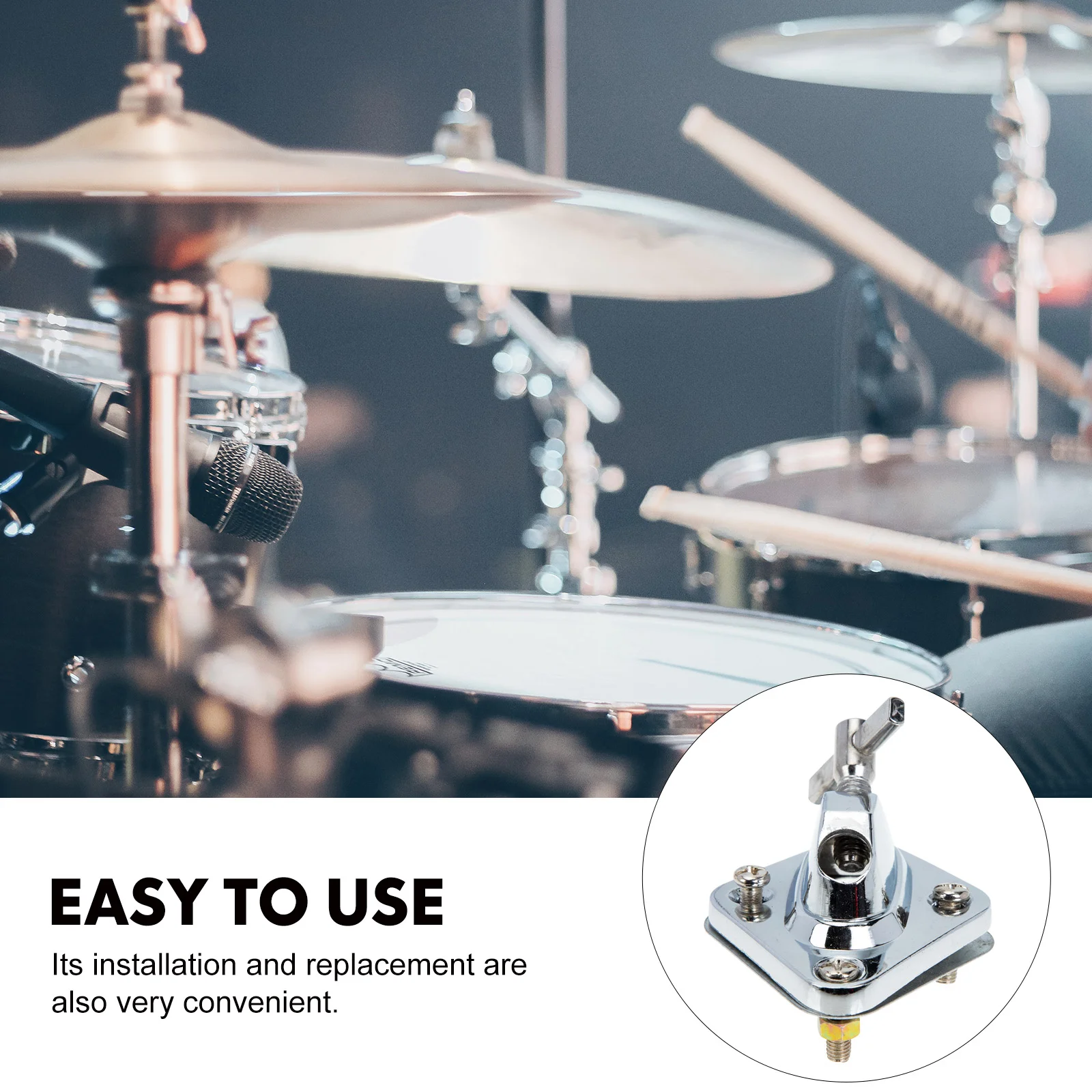 База барабана Базы Басы Аксессуары Подставка для барабанов Ножки из серебряного